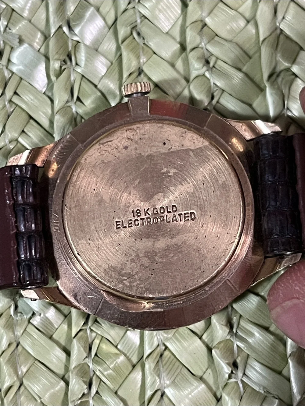 Piaget Silver Case Watch with Black Leather Strap and White Dial